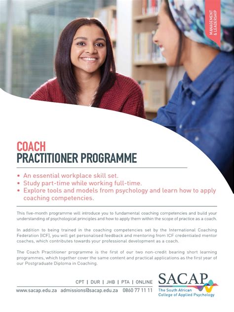 coach practitioner programme.